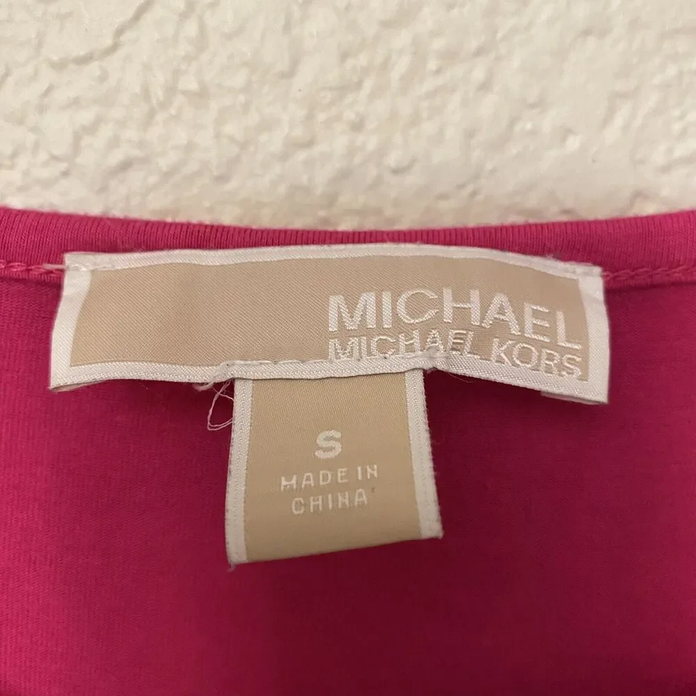 Michael Kors Women Pink Blouse Top Size S - Picture 4 of 5